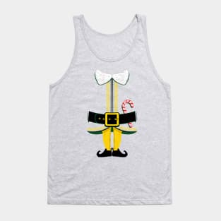 Mini Elf Yourself - Funny Christmas Elf Costume T-Shirt Tank Top